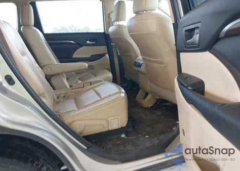 2014 Toyota Highlander Limited V6 z USA, uszkodzony, nr VIN 5TDDKRFH8ES009692